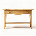 Table console en bois de chêne avec deux tiroirs dimensions 120 x 60 x 75cm