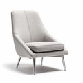 Fauteuil en tissu gris contemporain dimensions 80 x 70 x 90cm